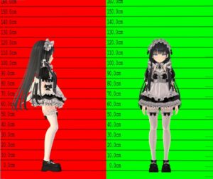 VRChat アバター 身長 目安