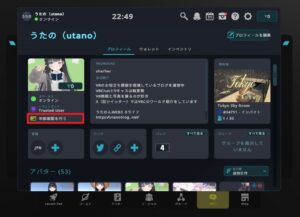 VRChat プロフィール 年齢確認