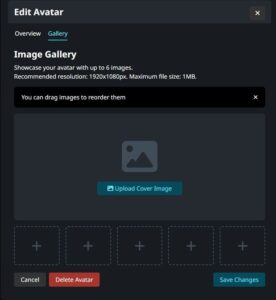 VRChat サムネイル 変更